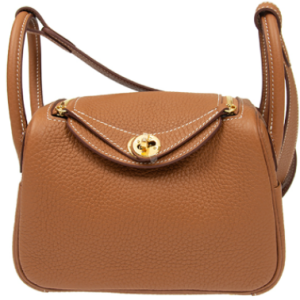 Hermès Lindy  Mini Gold 37 Clemence 2024 W