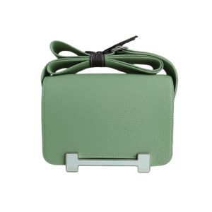 Hermès Geta Verso 20 Vert Criquet 3I Chevre Myzore 2023 B