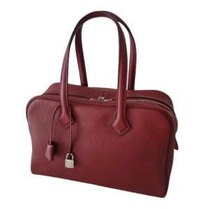 Hermès Victoria  35 Rouge H 55 Clemence, Swift 2011