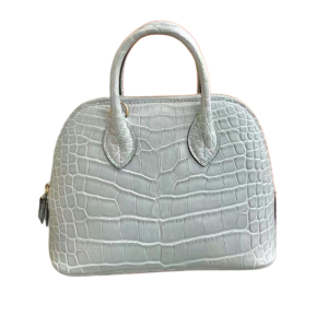 Hermès Bolide  Mini Gris Pearl 80 Alligator Matt 2024 W