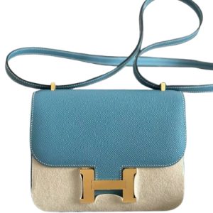 Hermès Constance  18 Blue Jean  75 Epsom 2024 W
