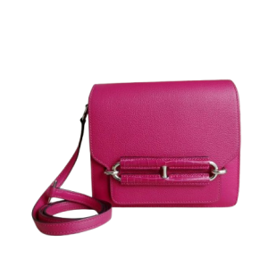 Hermès Roulis  Mini Rose Mexico 0D Evercolor, Alligator Shiny 2021 Z