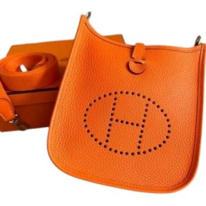 Hermès Evelyne  18 Orange Minium 0X Clemence 2024 W