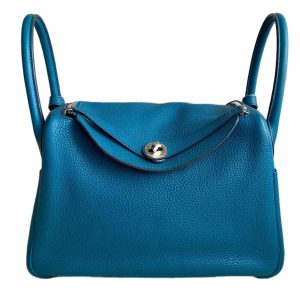 Hermès Lindy Verso 30 Blue Izmir  7W, Blue Saphir T7 Clemence 2011