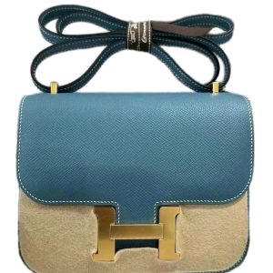 Hermès Constance  18 Blue Jean  75 Epsom 2024 W