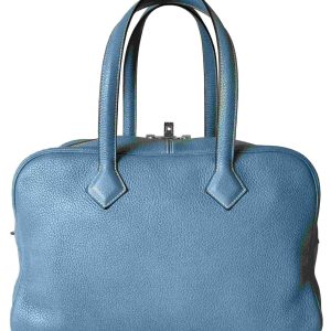 Hermès Victoria  35 Blue Jean  75 Clemence 2014 R