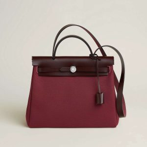 Hermès Herbag  31 Rouge H 55 Swift, Toile 2025 W