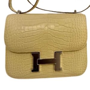 Hermès Constance  18 Vanille Y1 Alligator Matt 2024 W