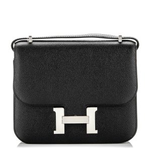 Hermès Constance Mirror 18 Black 89 Epsom 2025 K
