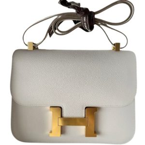 Hermès Constance  24 Gris Pale M4 Epsom 2023 B