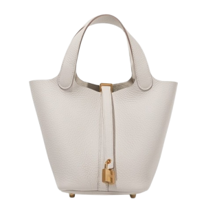 Hermès Picotin  18 Gris Pale M4 Clemence 2025 K