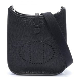 Hermès Evelyne  Mini Black 89 Clemence 2024 W