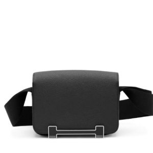 Hermès Geta  Black 89 Chevre Myzore 2022 U