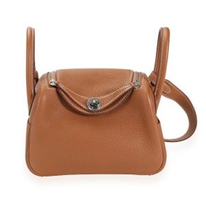 Hermès Lindy  Mini Gold 37 Clemence 2025 K