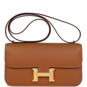 Hermès Constance Elan Gold 37 Epsom N/A N/A