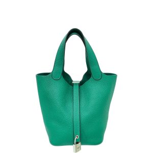 Hermès Picotin  18 Vert Vertigo U4 Clemence 2025 K