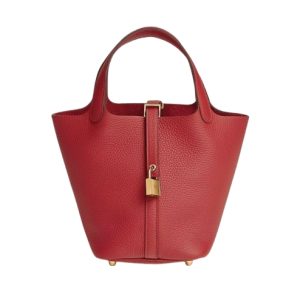 Hermès Picotin  18 Vermillon 5E Clemence 2025 K