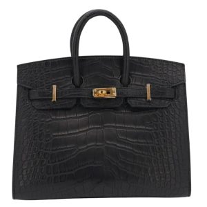 Hermès Birkin  20 Black 89 Alligator Matt 2023 B