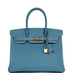 Hermès Birkin Sellier 30 Blue Deep S4 Epsom 2025 K