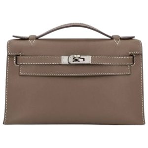 Hermès Kelly Pochette Etoupe  18 Swift 2025 K